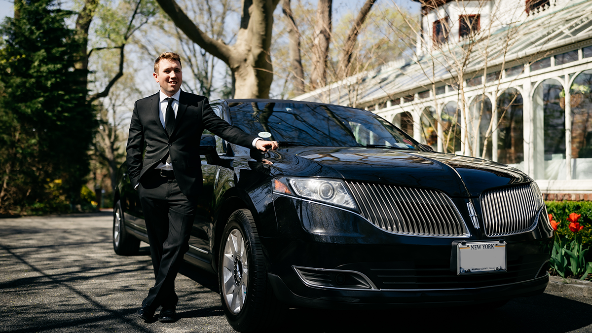 Elite car service New York with professional chauffeur and luxury vehicle