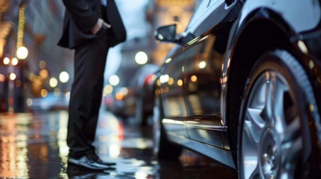 Private car service NYC to Newark Airport with luxury sedan and limo