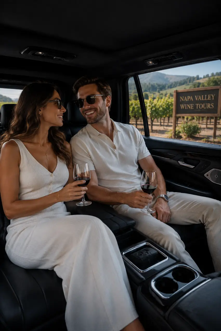Couples enjoying a day of winery visits during New York Wine Tours