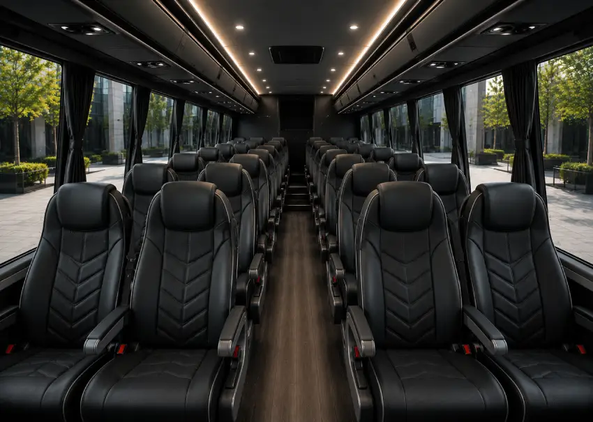 luxury executive coach interior